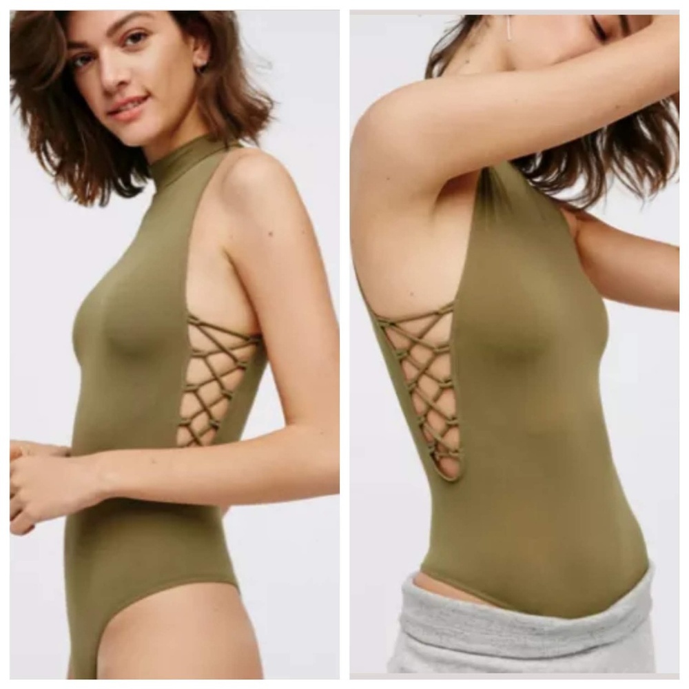NEW Free People Trying To See You Bodysuit M/L